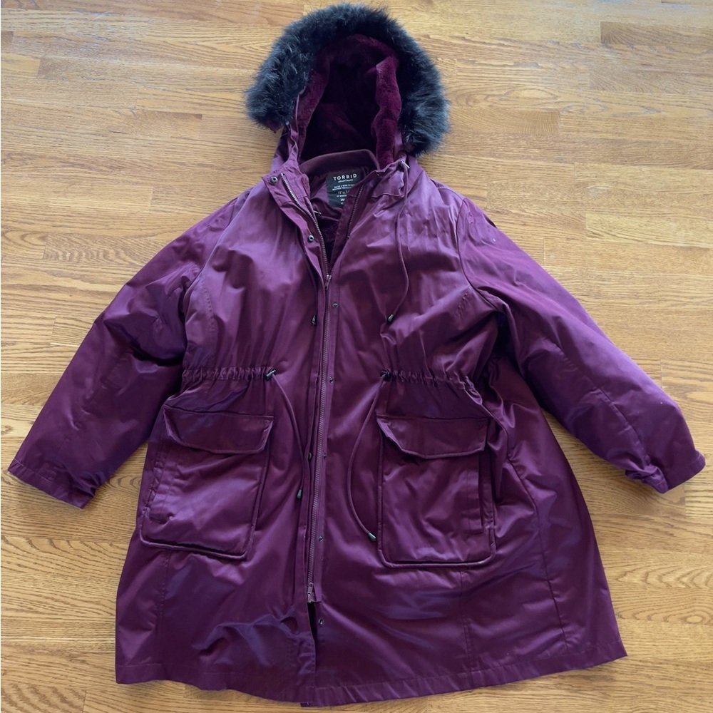 Torrid 3X Super Warm Plus Size Winter Coat—Very Cute!